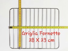 Griglia Fissa Ripiano Griglietta per Fornetto 23 Cm X 28 Piano Johnson X20 23x28
