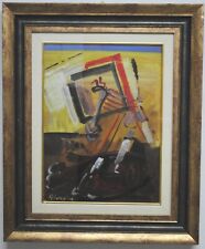 Alfonso Borghi olio su tela 40x30 1997 doppia autentica