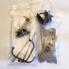 RICAMBI PER GAUI PIASTRE PINNA IN FIBRA DI CARBONIO KIT ATTERRAGGIO E ROTORE 