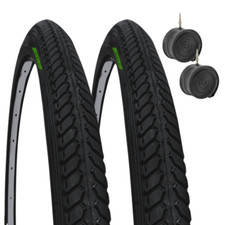 2 COPERTONI 700X35C + 2 CAMERE D'ARIA ITALIA COUNTRY X BICI TREKKING CITYBIKE