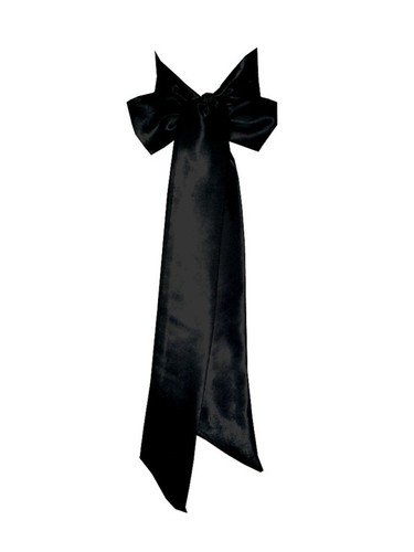 Abito sposa nero - raso, festa