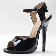 Sandali donna sexy tacco alto sottile 14 cm decolte sexy a punta scarpe festa