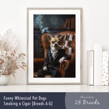 Ritratto di cane stravagante