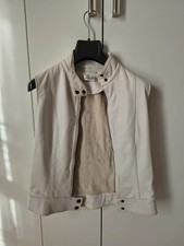 Gilet bianco in Vera Pelle