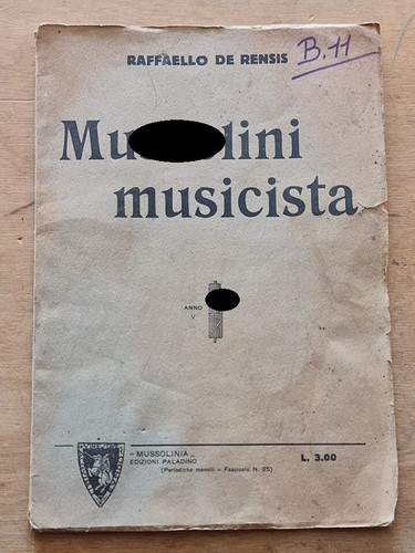 Mussolini musicista - musicista,