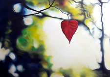 Quadro  Olio Autunno  - 100 x 70 cm - Opera di Carla Desantis