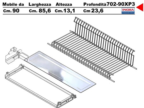 Scolapiatti vasistas griglia - scolapiatti,