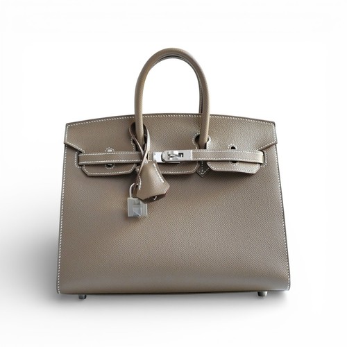 Hermès birkin etoupe - hermès, 25