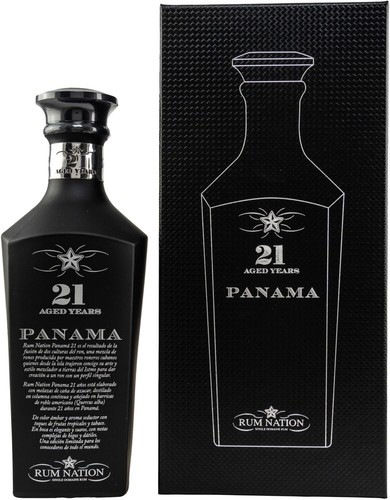 Panama black edition rum - 21,