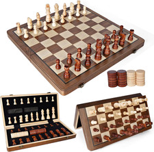 Scacchiera in Legno, 2 in 1