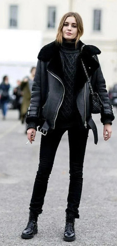 Cappotto invernale donna nero