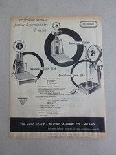 # ADVERTISING PUBBLICITA' BILANCE BERKEL - 1960 