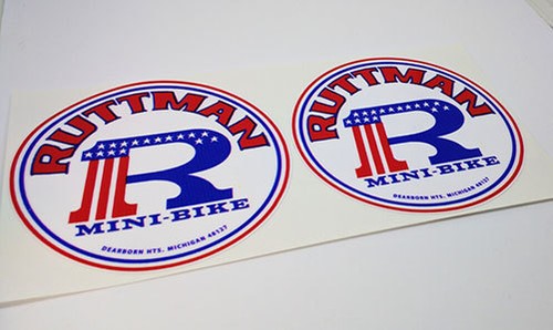 Coppia decalcomanie ruttman - decalcomanie,