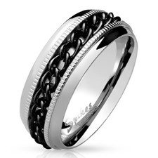 Men's Stainless Steel Ring And