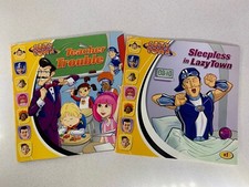 Lazy Town Books Lot Of 2