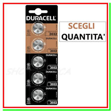 Pila CR 2032 DURACELL CR2032 Batteria Bottone Litio Lithium 3v scadenza 2034