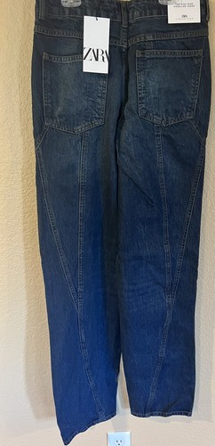 New zara paneled jeans - new,