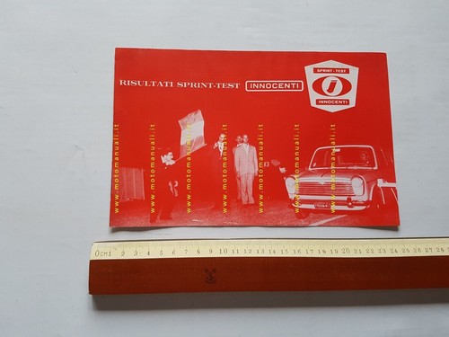 Innocenti auto test sprint - innocenti,