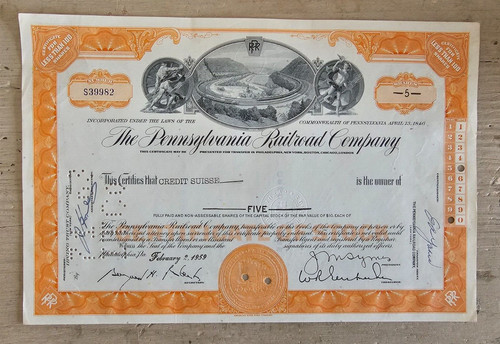 Antico certificato azionario - antico,