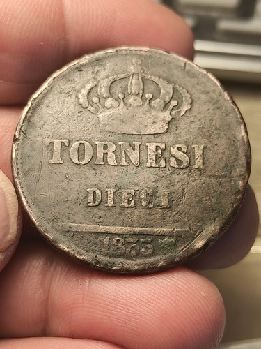 Napoli tornesi 1833 - napoli,
