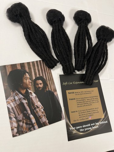 Dreadlocks 100 capelli - 100%, umani