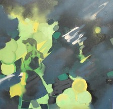 Dipinto a olio astratto