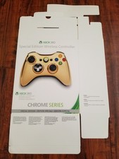 Controller Xbox 360 Special Edition Gold Chrome Series - Display promozionale GameStop