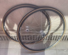 Campagnolo Pista  - Campagnolo Omega V Rims + Record Pista Hubs - Veloflex