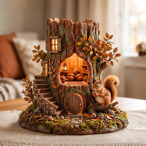 Woodland scoiarrel treehouse - scoiarrel,