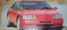 STARTER POSTER – Renault Alpine V6 Turbo  -  62x28,5 cm