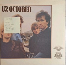 October vinyl record ex - vinyl, ex/ex