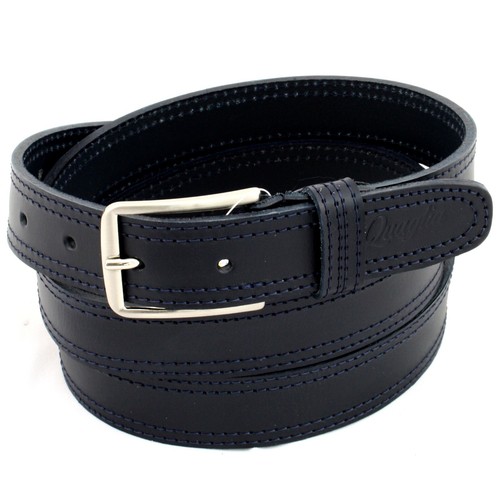 Cintura uomo vera pelle blu - cintura,