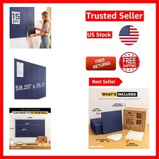 Piastrelle in Feltro Blu Scuro