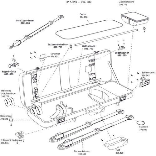 Violino astuccio - violino,
