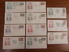 11 X FDC Primo Giorno