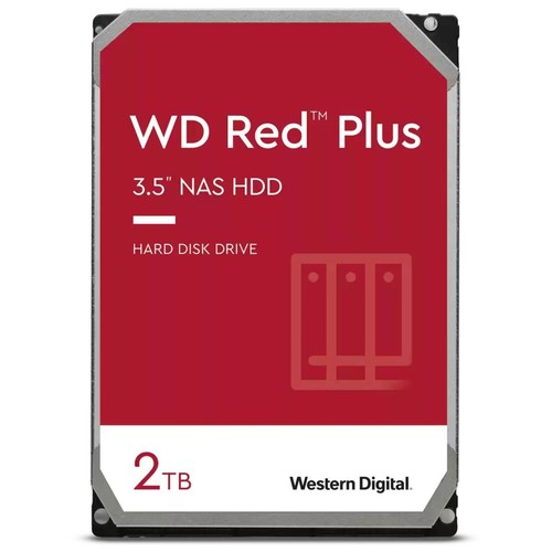 Western digital red plus - red, 2