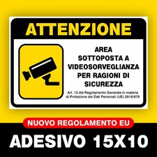 Adesivo cartello area - adesivo,