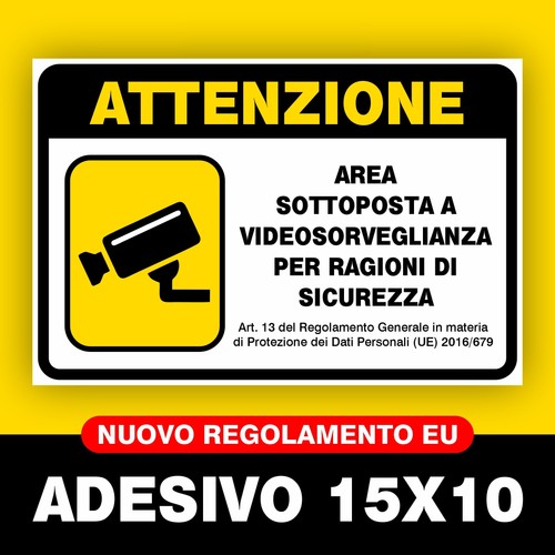 Adesivo cartello area - adesivo,