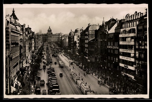 Praga piazza venceslao - praga,,