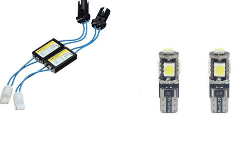 Kit luci targa led - 5, per