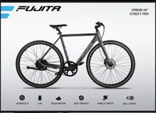 Bici Elettrica FUJITA Urban 28” Street Pro - Edizione limitata Luna Rossa