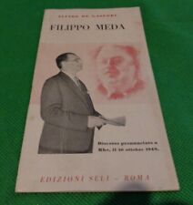 ALCIDE DE GASPERI FILIPPO MEDA discorso pronunciato a Rho il 16 ottobre 1949