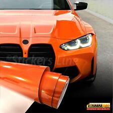 Pellicola adesiva Arancio metallizzato lucido orange car wrapping wrap auto moto
