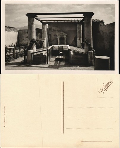 Cartoline pompei veduta - cartoline,