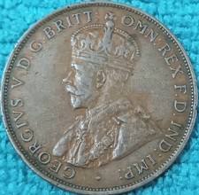 AUSTRALIA GROSSA MONETA 2 PENNY 1934 CIRCOLATA