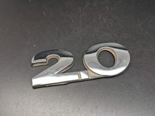 VOLKSWAGEN VW 2.0 LOGO SIGLA EMBLEMA FREGIO STEMMA SCRITTA BADGE TARGA TARGHETTA