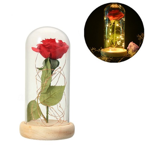 Luce led bellezza rosa - a,