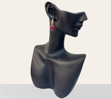 orecchini cerchio rose'