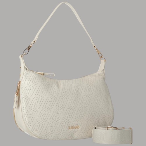Borsa spalla logo ripetuto e - borsa,