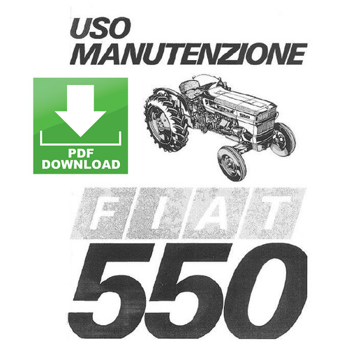 Trattore fiat 550 manuale - trattore,